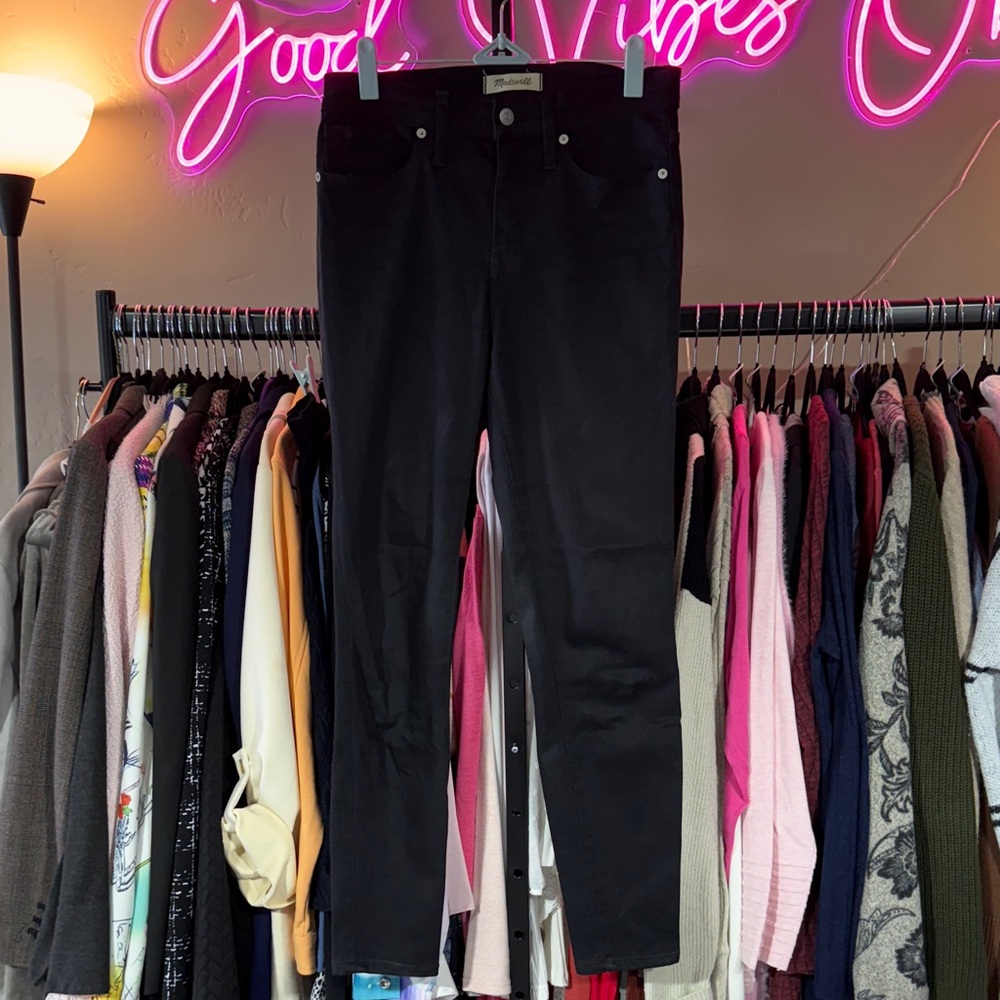 Madewell Women's Black 9” High-Rise Skinny Jeans NWOT